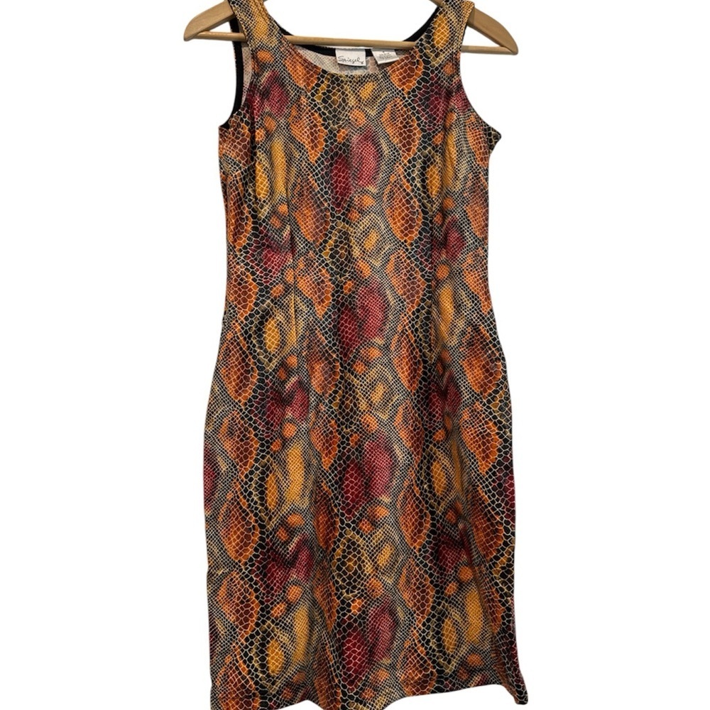 Spiegel Python Print Sleeveless Dress Size 4